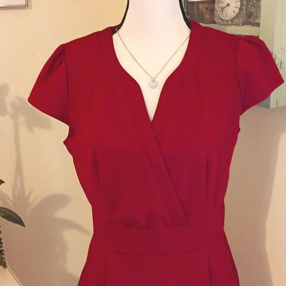 Ceasikery RED Dress. Career. Office. - Picture 2 of 12